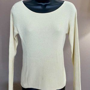 Ellen Tracy Linda Allard Long Sleeve Sweater